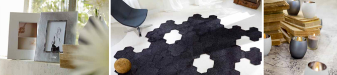 tapijttegels Island van Esprit zwart overzicht