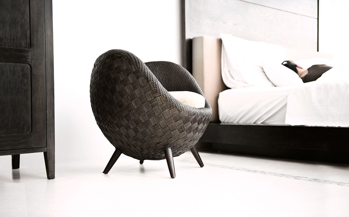 Comfortabele stoel van rattan - Inspiraties - ShowHome.nl