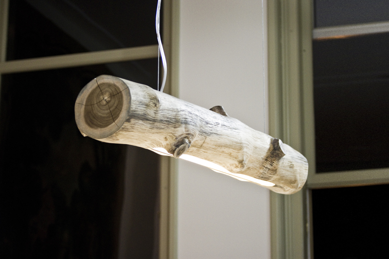 Lamp van een boomstam - Inspiraties - ShowHome.nl