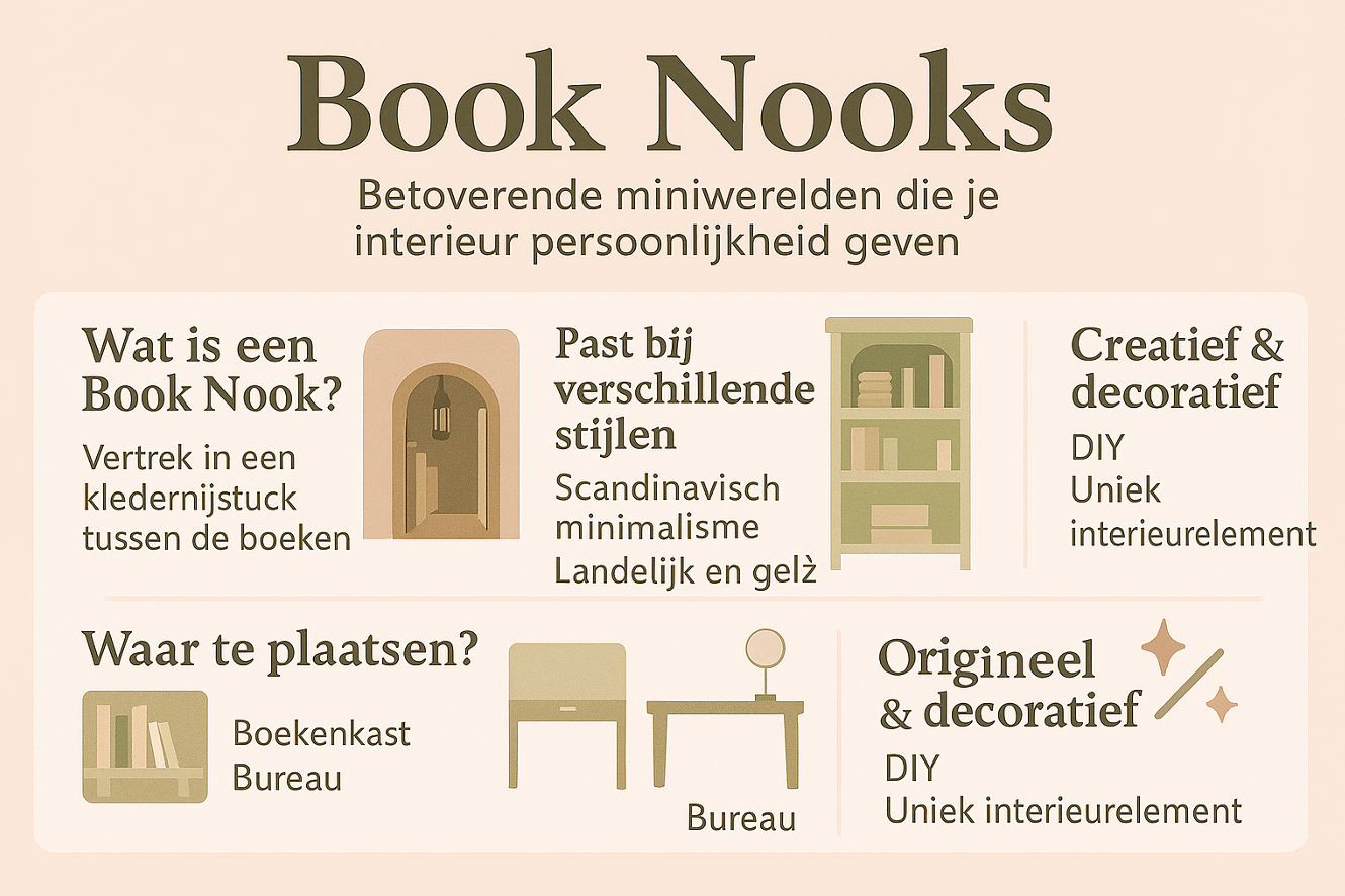 Book Nooks: een creatief en vindingrijk decoratiestuk