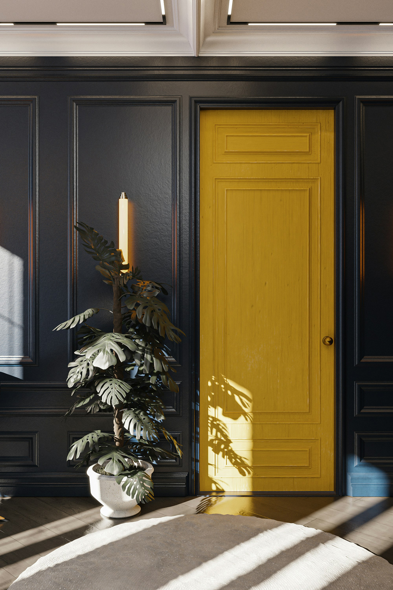 Donkere muren, licht gevoel: dit is de truc met contrast