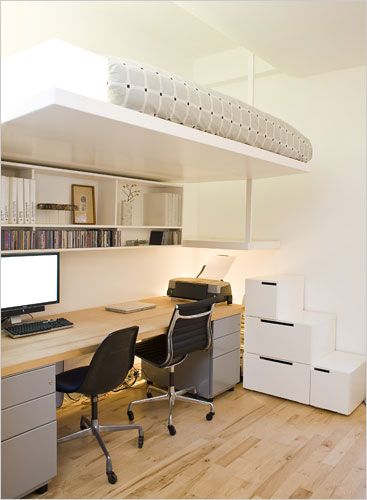 7 x een bed en bureau in een kleine ruimte - Inspiraties - ShowHome.nl