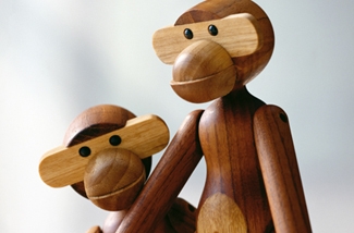 Over een houten aap