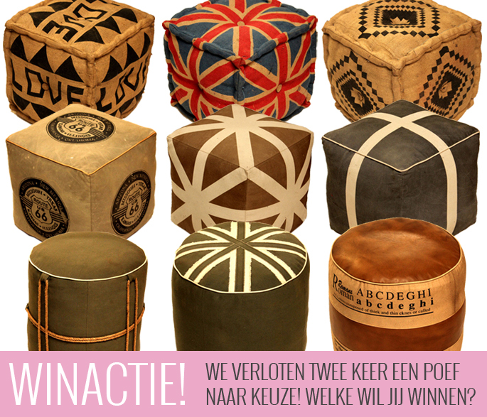 Win-actie: Win een leuke poef naar keuze! - Inspiraties - ShowHome.nl
